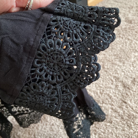 Black Target Xhilaration lace cardigan/ topper like new SZ L - Picture 4 of 6